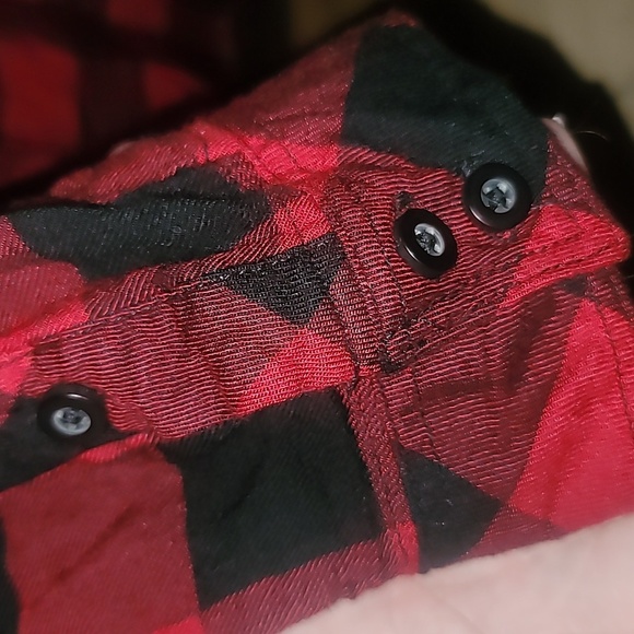 Torrid Relaxed Fit Brushed Rayon Button-Up Shirt Size 1 - Picture 6 of 9